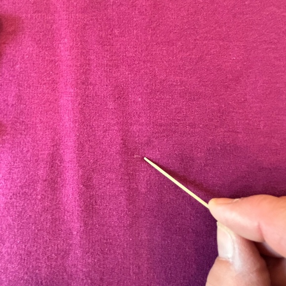 Orange Almost Naked bamboo blend fuchsia oversize tunic length top sz S/M - Picture 15 of 15